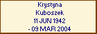 Krystyna Kuboszek