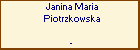 Janina Maria Piotrzkowska