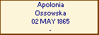 Apolonia Ossowska