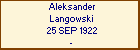 Aleksander Langowski