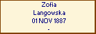 Zofia Langowska