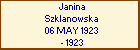 Janina Szklanowska