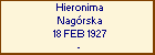 Hieronima Nagrska