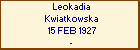 Leokadia Kwiatkowska