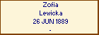 Zofia Lewicka