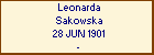 Leonarda Sakowska