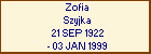 Zofia Szyjka