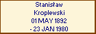 Stanisaw Kroplewski