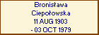 Bronisawa Ciepoowska