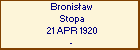 Bronisaw Stopa