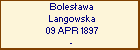 Bolesawa Langowska