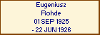 Eugeniusz Rohde